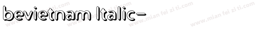 bevietnam ltalic字体转换